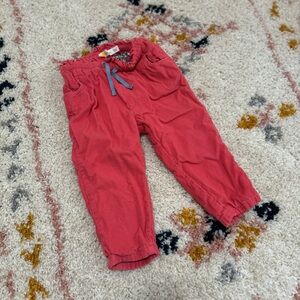Red Kids Corduroy Pants
